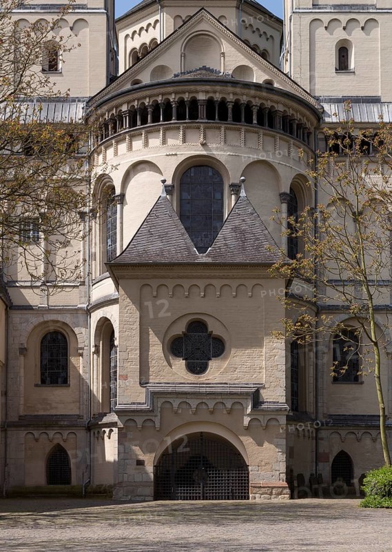Brauweiler near Pulheim, St Nicholas Abbey Church, choir apse from the east