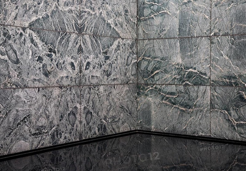 Barcelona Pavilion Pavilion of the 1929 World Exhibition, reconstruction 1983-1986, natural stone wall