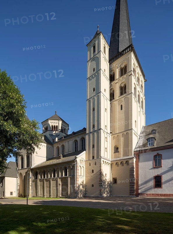 Brauweiler near Pulheim, St Nicholas Abbey Church, view from north-west
