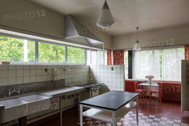 1932-1933 built by Brinkman & Van der Vlugt, kitchen on the ground floor