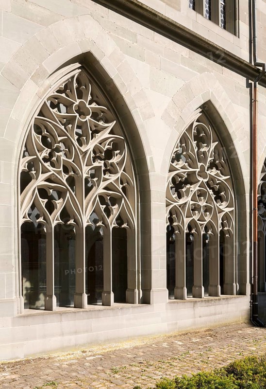 Constance, Minster, eastern cloister wing, tracery window