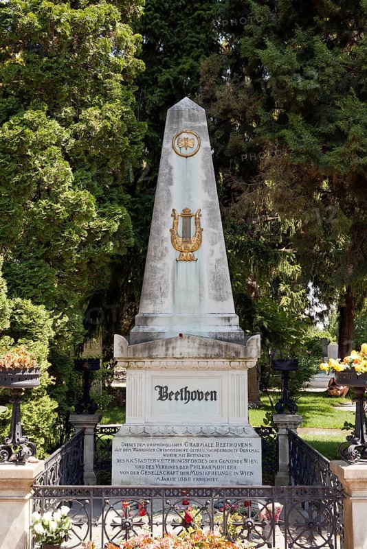 Tomb of Ludwig van Beethoven, replica from 1888