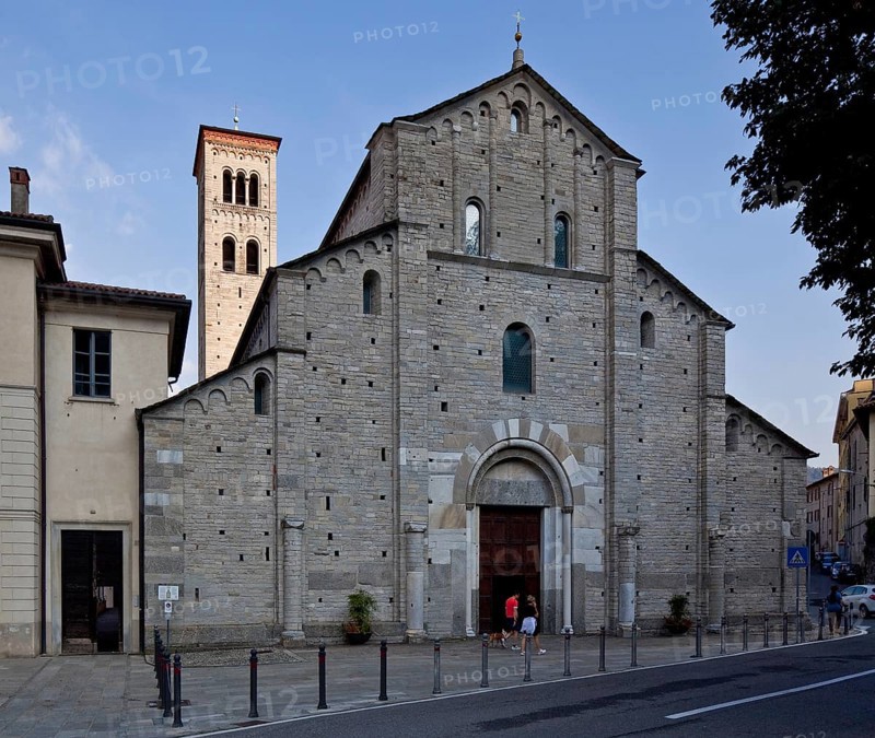Italy Como Church of San Abbondio 88894 View from west, St., Saint, Saint