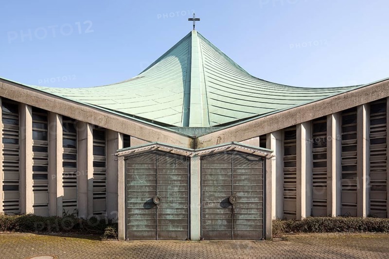 Church built in 1968 by Josef Lehmbrock, west side