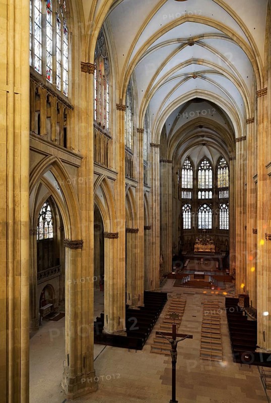 View from the west gallery to the east, St., Sankt, Saint