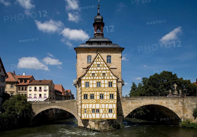 Bamberg Old Town Hall and Upper Bridge v SSO