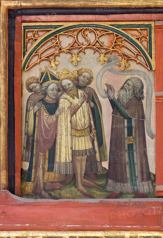 Rood screen balustrade, Elisabeth legend, St., Saint, Saint