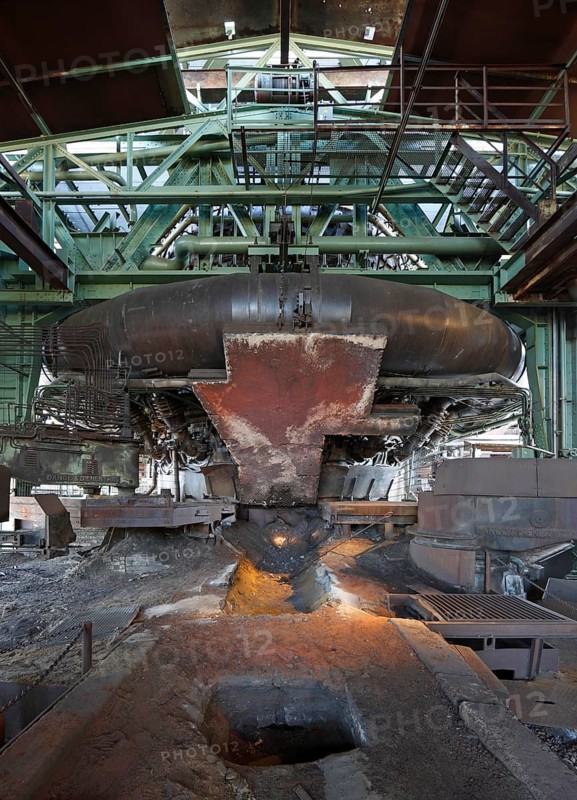 Oldest blast furnace in the Ruhr area, tapping hall