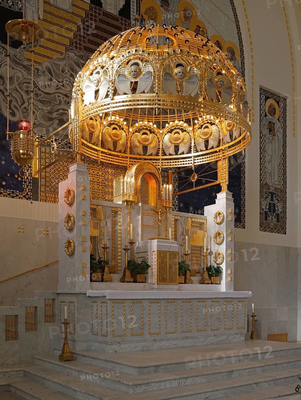 Vienna, Church at Steinhof, built 1905-1907 by Otto Wagner
