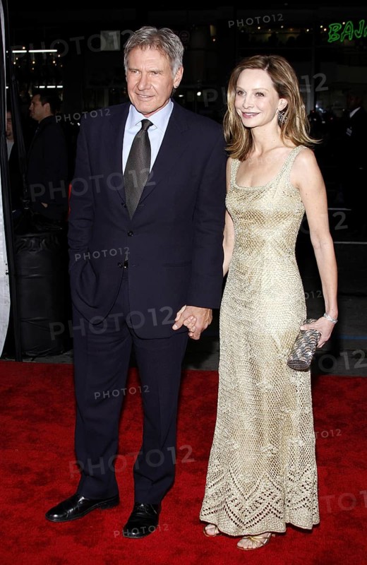 Calista Flockhart and Harrison Ford at the Los Angeles premiere of 'Extraordinary Measures' held at the Grauman's Chinese Theater in Hollywood, USA on January 19, 2010, Hollywood, California, USA, North America