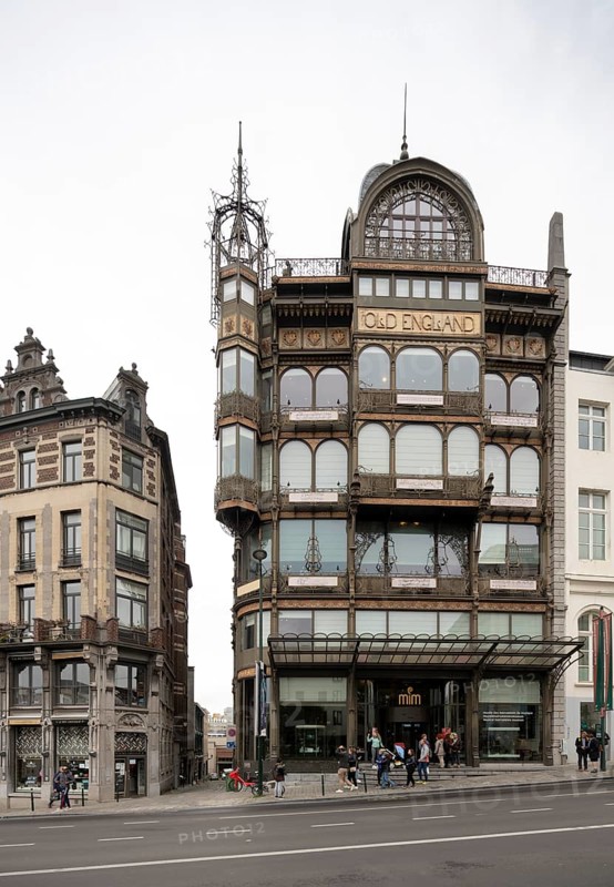 Brussels, Bruxelles, Museum of Musical Instruments (Muziekinstrumentenmuseum, French: Musée des instruments de musique, abbreviated mim) in the former Old England department stores', built in 1899 in the Art Nouveau style by Paul Saintenoy