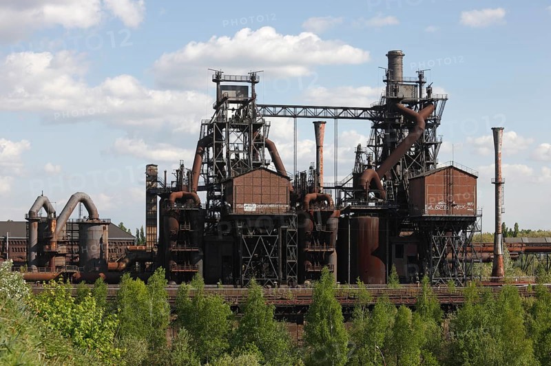 Former Thyssen AG steelworks, blast furnaces