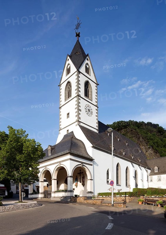 South-west side with baroque vestibule, St., Sankt, Saint