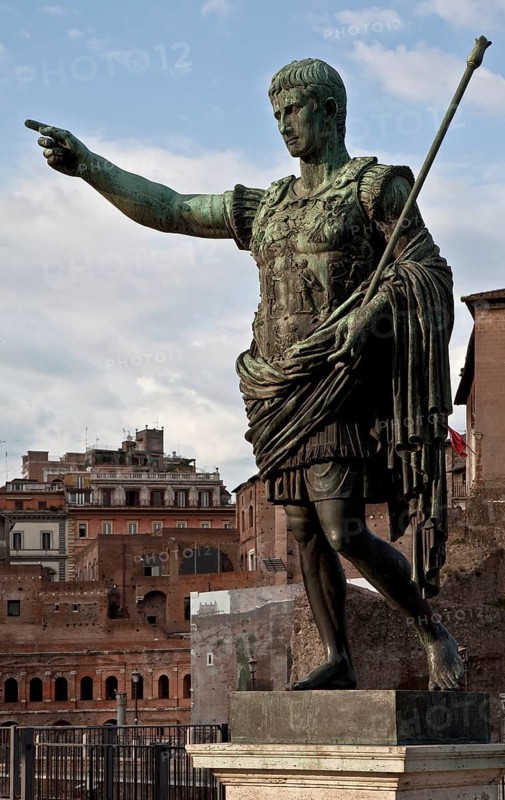 Statue of Emperor Augustus, erected in 1933