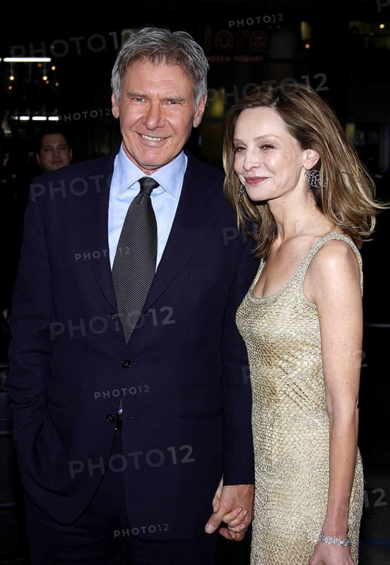 Calista Flockhart and Harrison Ford at the Los Angeles premiere of 'Extraordinary Measures' held at the Grauman's Chinese Theater in Hollywood, USA on January 19, 2010, Hollywood, California, USA, North America