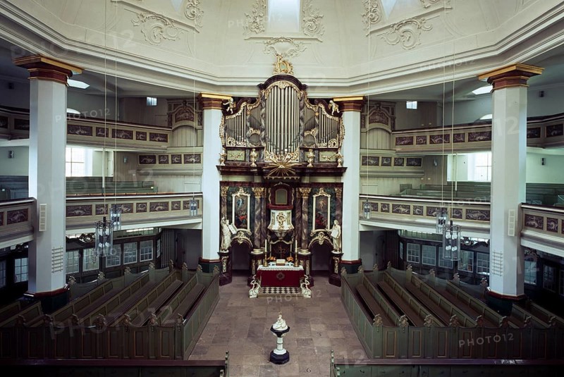 Interior view to the east, architect Cay Dose, St., St., Saint