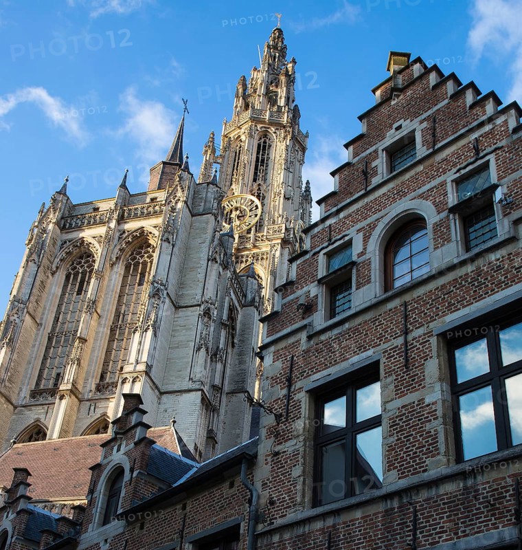 Antwerp, Cathedral of Our Lady 14-16th century View from the south North tower 123 m high