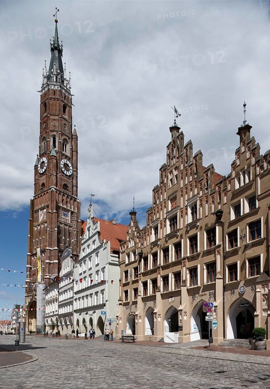 View from the old town from the south-west, St., Sankt, Saint