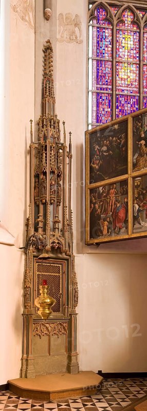 Sacrament house (around 1450), St., Saint, Saint