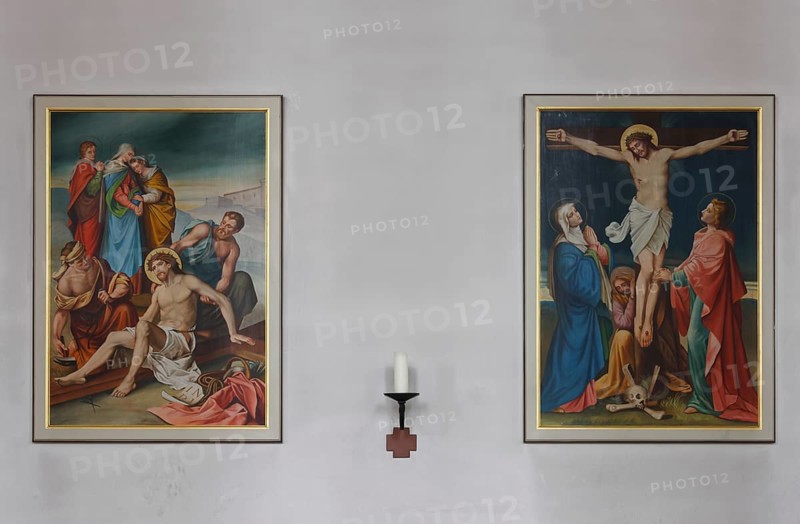 Built in 1830 by Georg Moller, rebuilt 1949-1953, Stations of the Cross, St., Sankt, Saint
