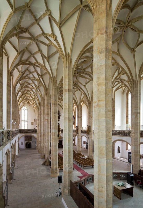 View from the south gallery to the north-west, St., Sankt, Saint