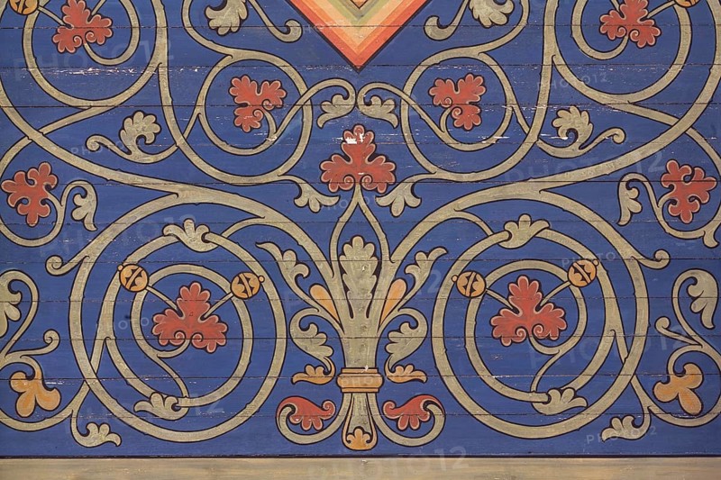 Built in 1893, ceiling paintings by Adolf Quensen, St., Sankt, Saint