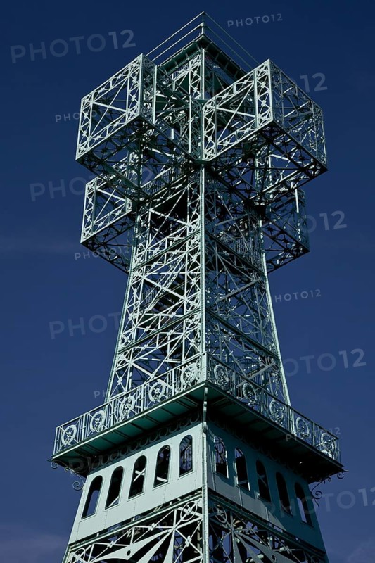Double cross from south-west 1896, height 38m after wooden predecessor by Schinkel 1833