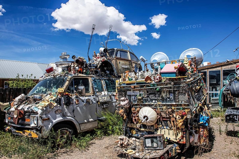 Scrap and curio dealer in Goldfield, Nevada, USA, North America