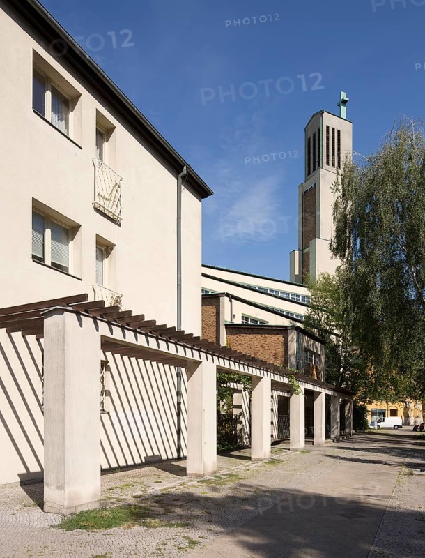 Berlin, Gustav-Adolf-Kirche, built 1932-1934 by Otto Bartning