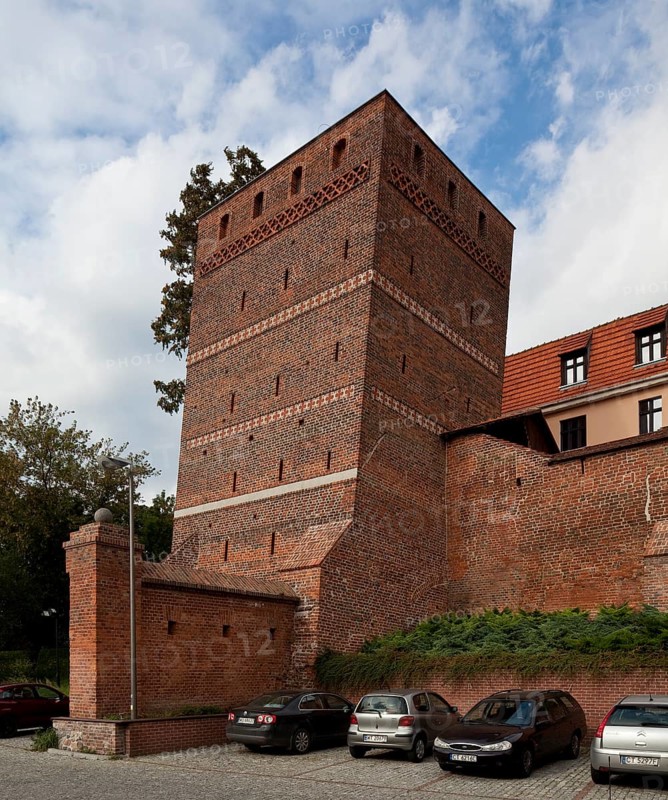 View from the south at the south-west corner of the city wall