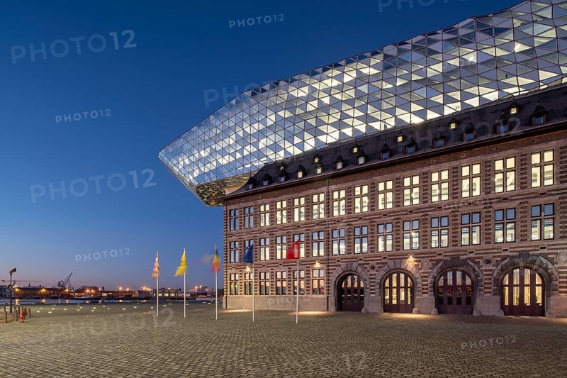 Antwerp, Port House or Havenhuis, completed in 2016, design: Zaha Hadid