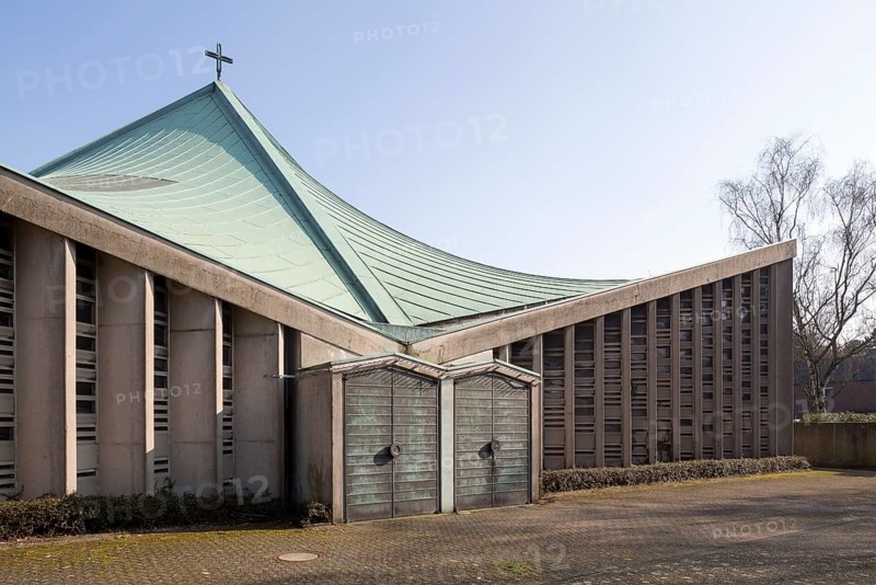Church built in 1968 by Josef Lehmbrock, west side