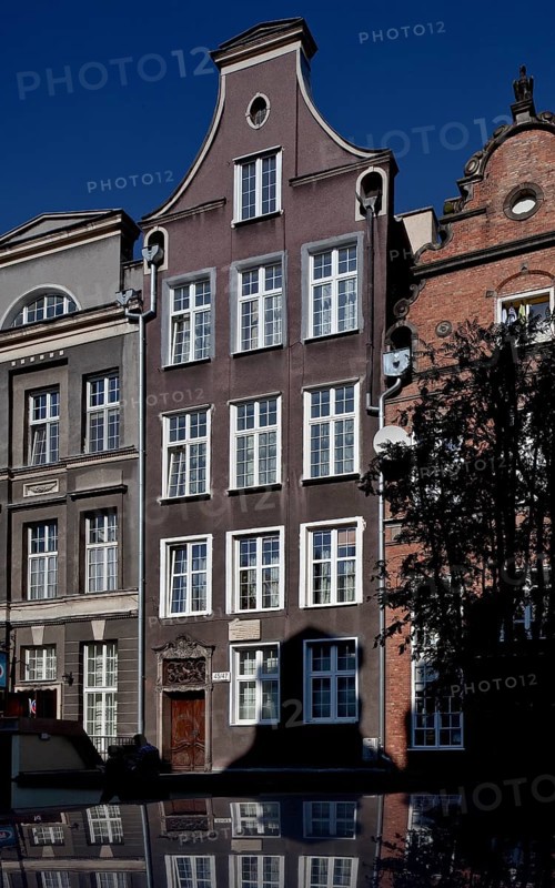 Today ulica Swietego Ducha, house no. 45 Birthplace of Arthur Schopenhauer, front door and memorial plaque
