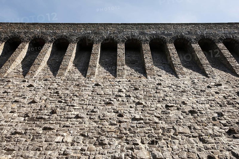 Dam wall, built between 1908 and 1913