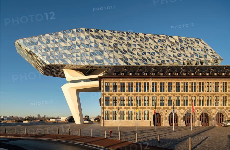 Antwerp, Port House or Havenhuis, completed in 2016, design: Zaha Hadid
