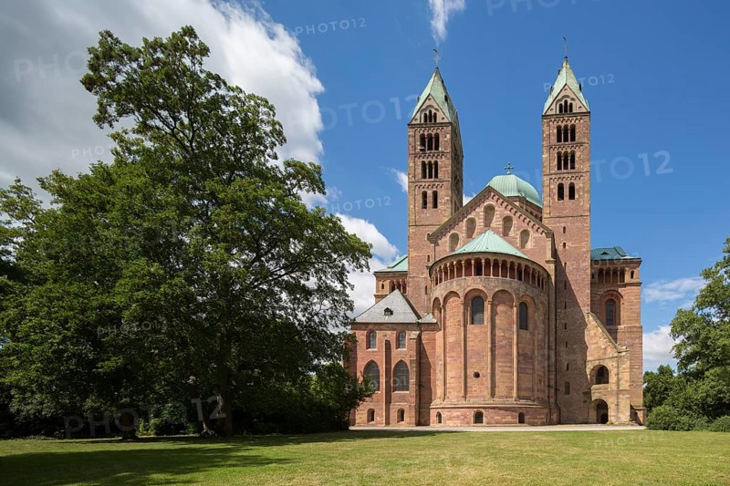 Speyer, Cathedral Church of St Mary and St Stephen, Speyer Cathedral, Imperial Cathedral, view from the east