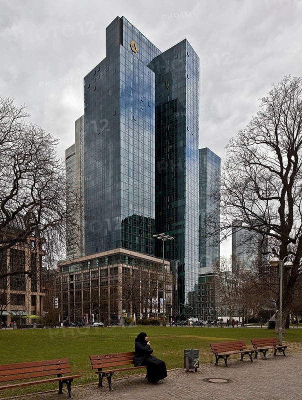 Frankfurt M Bank Tower GALLILEO built 2000-03 by Novotny Mähner Associates 136 m high today's main user Commerzbank