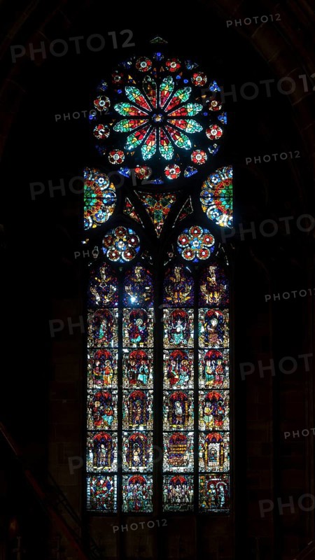 Strasbourg Cathedral, Cathédrale Notre-Dame de Strasbourg, narthex, south window