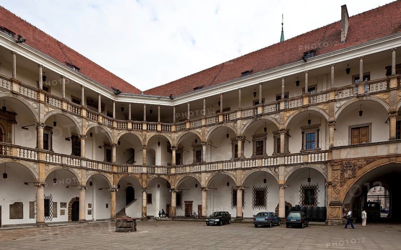 Arcaded courtyard, begun in 1544