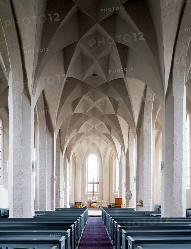 View to the east with cell vault