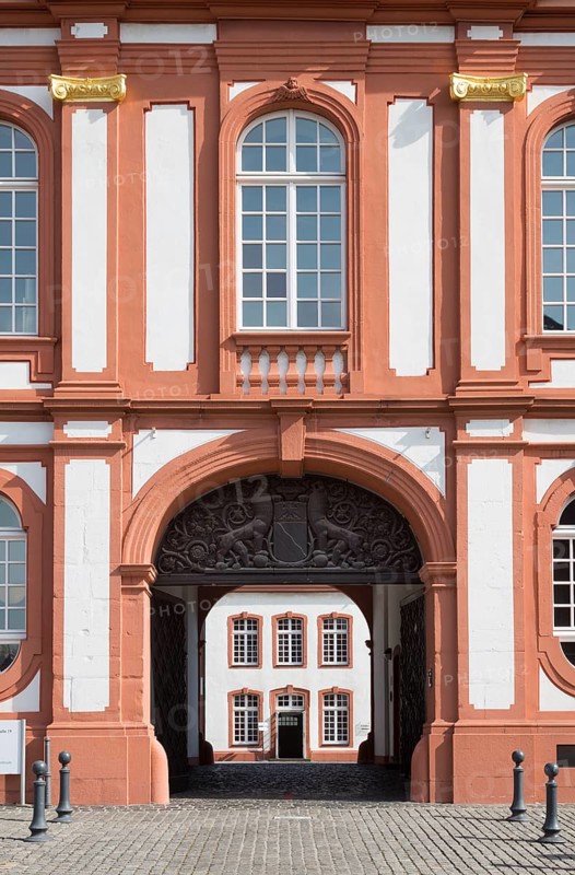 Prelature, outer portal with carved lintel from 1936