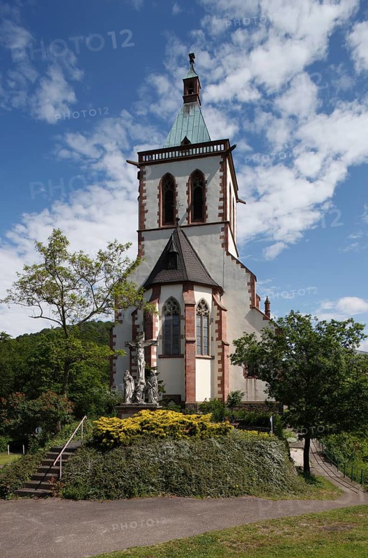 View from west, St., Sankt, Saint