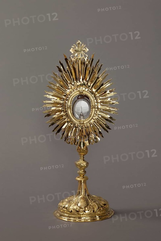 Monstrance, goldsmithing and textile art from the 16th to the 20th century, St., Sankt, Saint