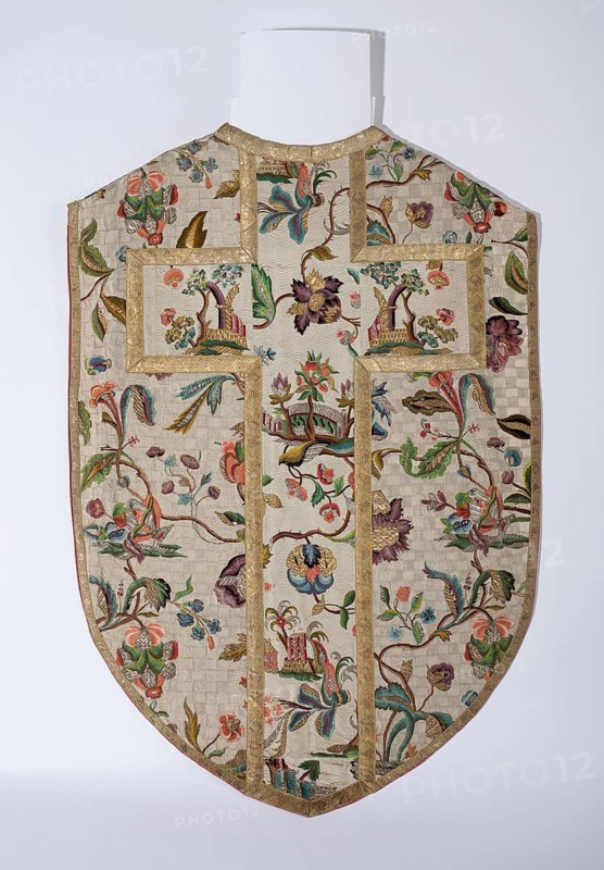 Chasuble, 1743, Goldsmith's art and textile art from the 16th to the 20th century, St., Saint, Saint