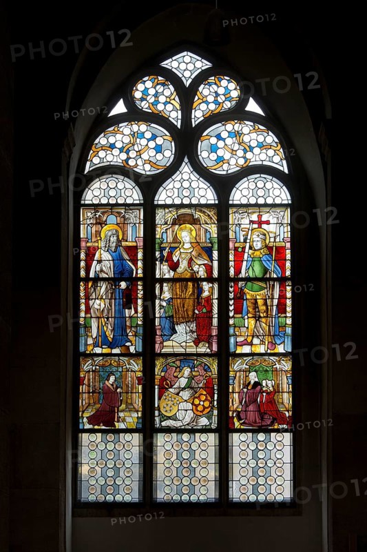 Window in the north aisle, Ursula window, St., Saint, Saint