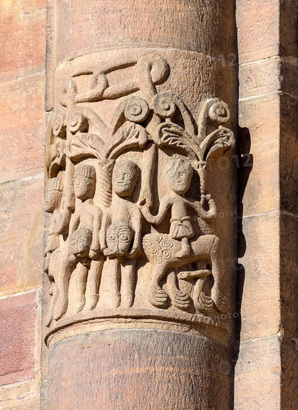 Speyer, Cathedral Church of St Mary and St Stephen, Speyer Cathedral, Imperial Cathedral, Relief with lions on the choir apse