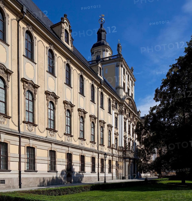 Wroclaw Breslau, main university building built in 1728-41