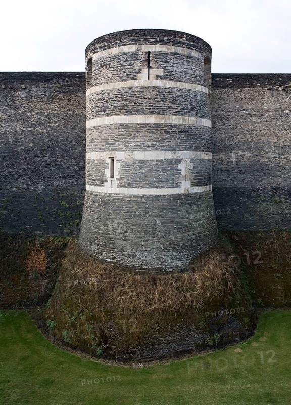 Angers. Bastion tower on the north-east wall