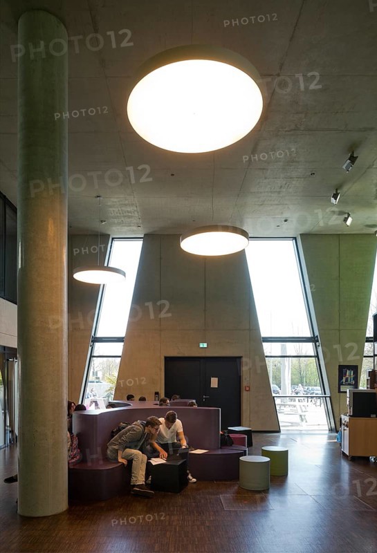 O.A.S.E. building, medical library and study rooms, cafeteria