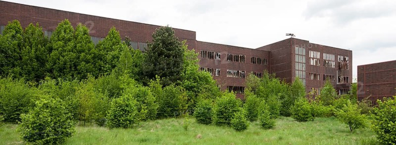 Former Hugo colliery, extended by Fritz Schupp in 1954
